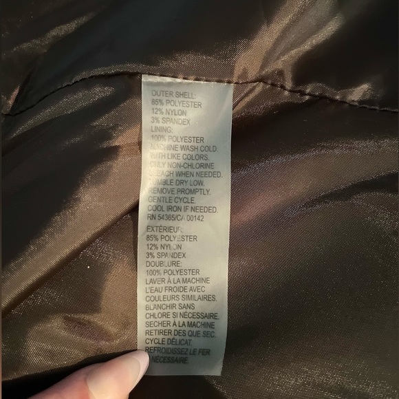 Vintage TanJay Brown embroidered beaded floral corduroy lined open front jacket - Picture 9 of 9